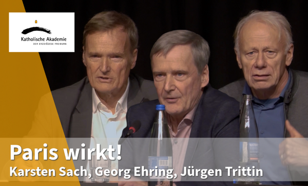 Quelle: Katholische Akademie der Erzdiözese Freiburg Drei ältere Männer im Gespräch